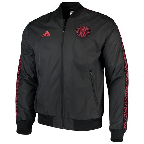 adidas schwarze manchester united jacke